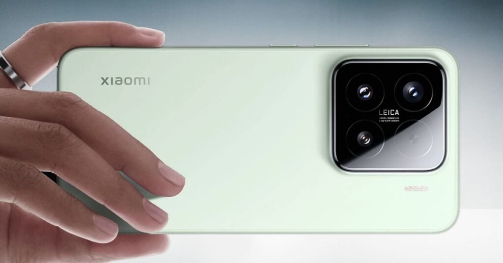 Xiaomi 15 show case premium looking design